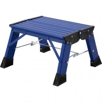 Подставка складная KRAUSE TREPPY 1 ступень, синяя