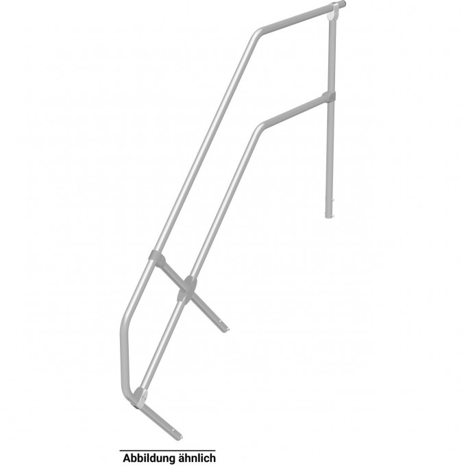 Второй поручень KRAUSE для трапа с платформой 11 ступеней 45° 824806
